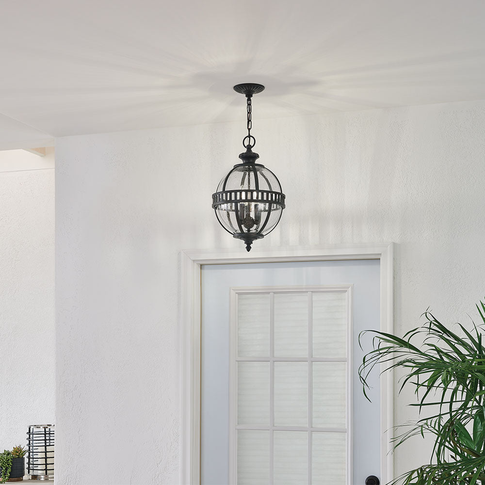 Halleron 3 Light Chain Lantern