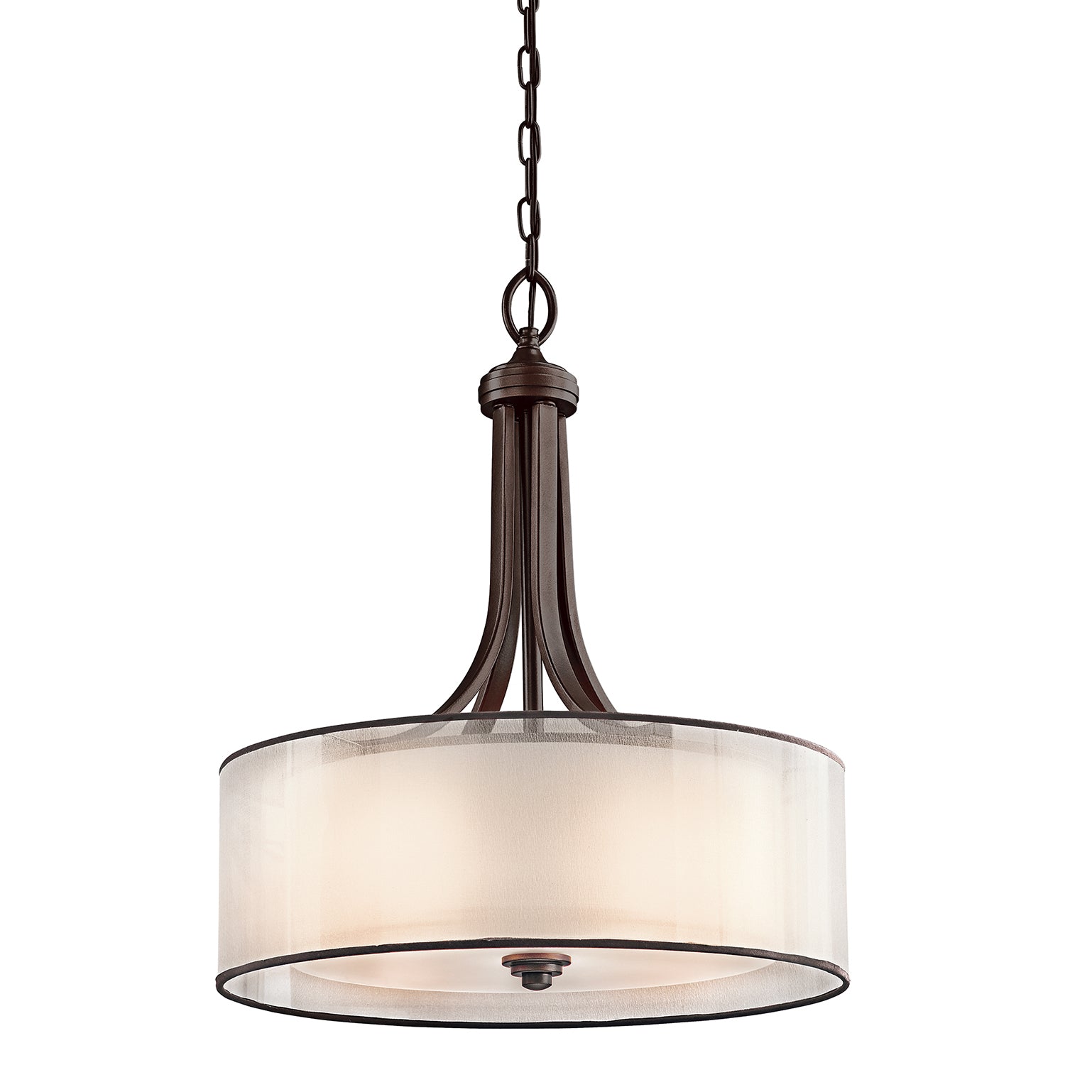 Lacey 4 Light Large Pendant - Mission Bronze