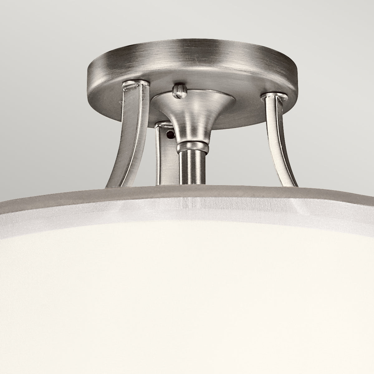 Lacey 3 Light Semi-Flush Mount - Antique Pewter