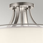 Lacey 4 Light Semi-Flush Mount - Antique Pewter