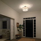 Lacey 4 Light Semi-Flush Mount - Antique Pewter