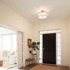 Lacey 4 Light Semi-Flush Mount - Antique Pewter