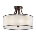 Lacey 4 Light Semi-Flush Mount - Mission Bronze