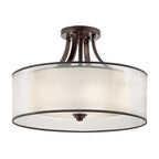 Lacey 4 Light Semi-Flush Mount - Mission Bronze