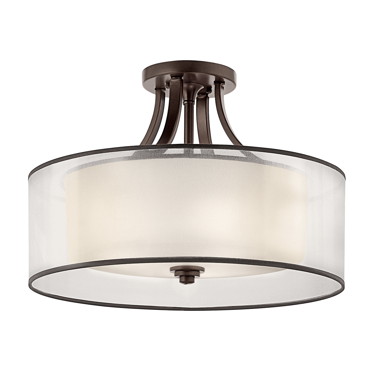 Lacey 4 Light Semi-Flush Mount - Mission Bronze