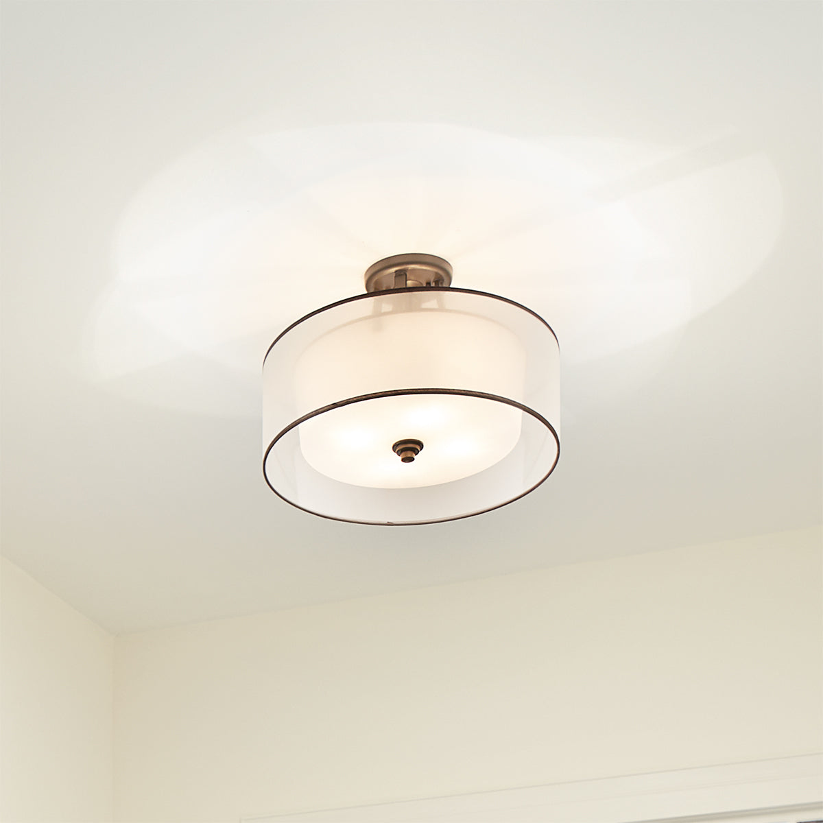 Lacey 4 Light Semi-Flush Mount - Mission Bronze