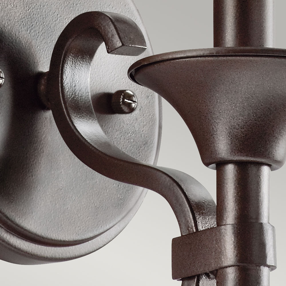 Lacey 1 Light Wall Light - Mission Bronze