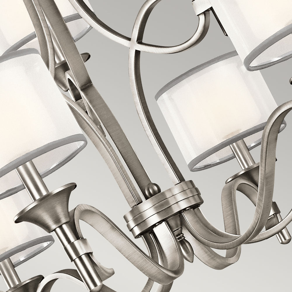 Lacey 9 Light Chandelier - Antique Pewter