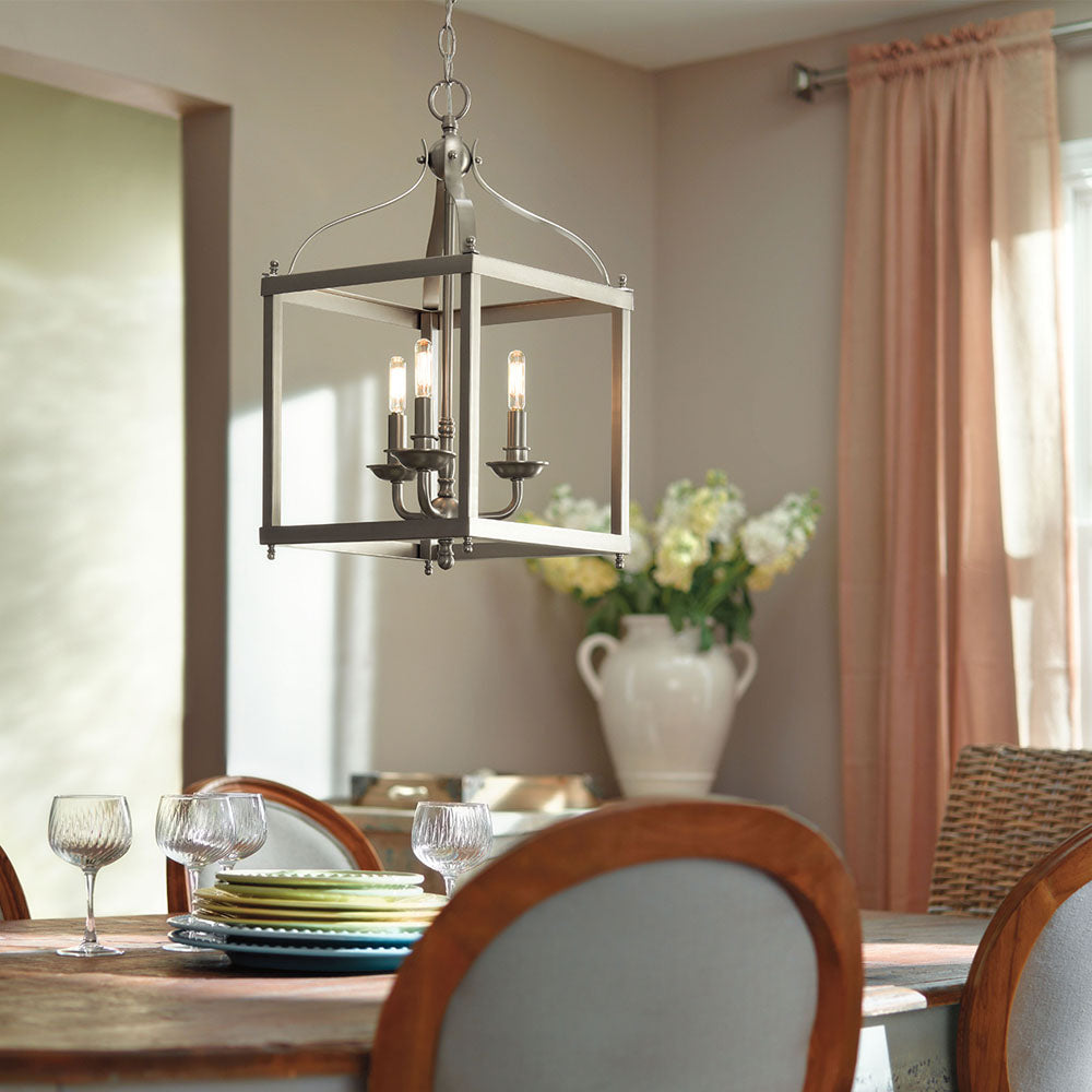 Larkin 3 Light Medium Pendant - Brushed Nickel