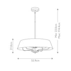 Luella 4lt Duo-Mount Pendant