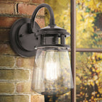 Lyndon 1 Light Medium Wall Lantern - Architectural Bronze