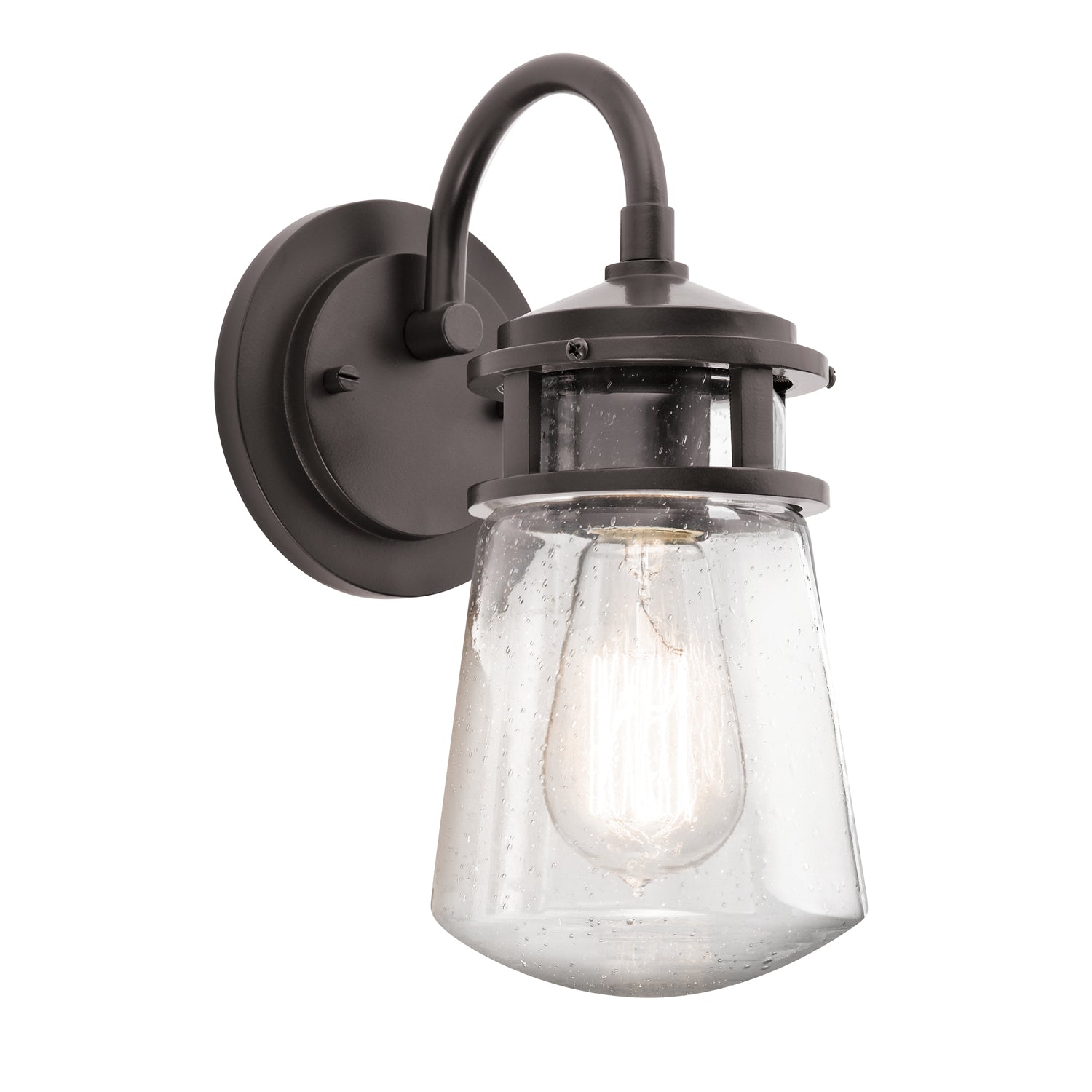 Lyndon 1 Light Small Wall Lantern - Architectural Bronze