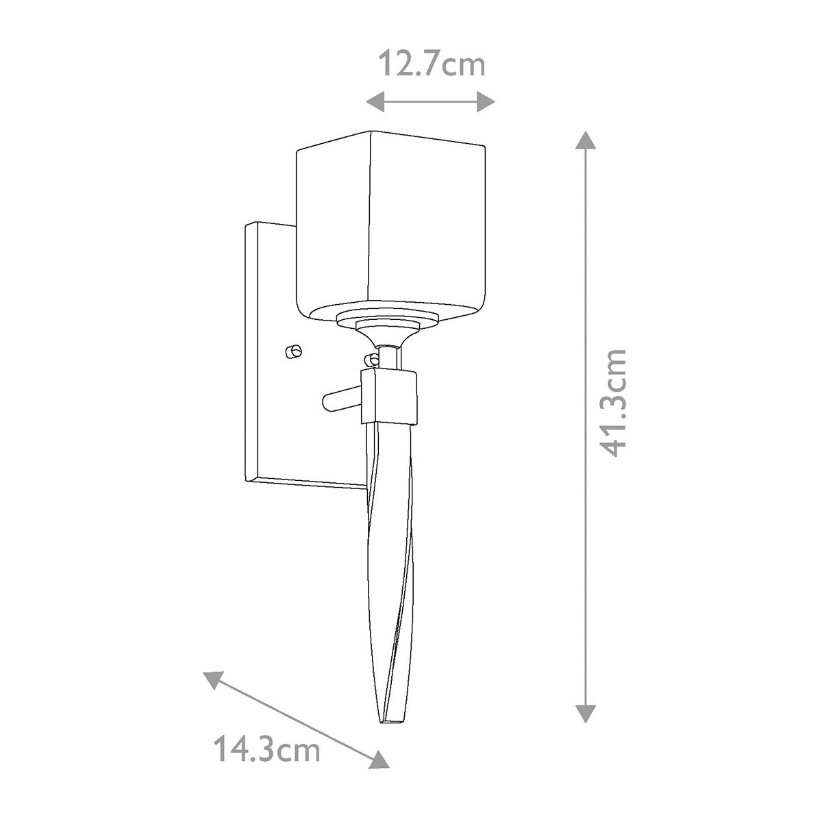 Marette 1 Light Wall Light