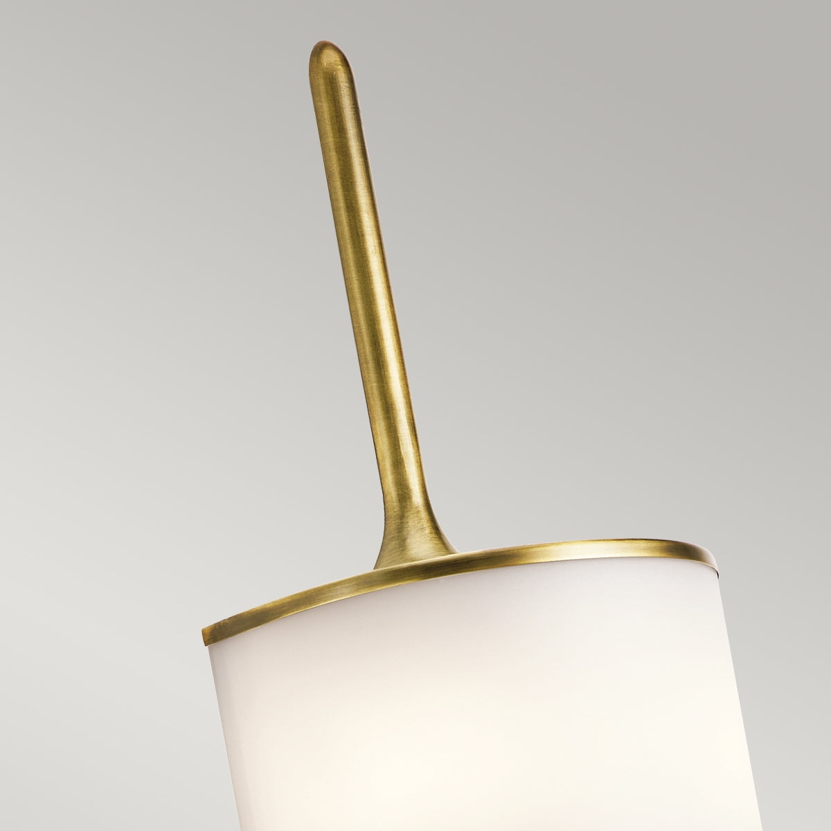 Mona 2 Light Wall Light - Natural Brass