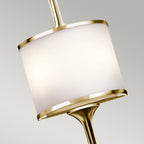 Mona 2 Light Wall Light - Polished Brass