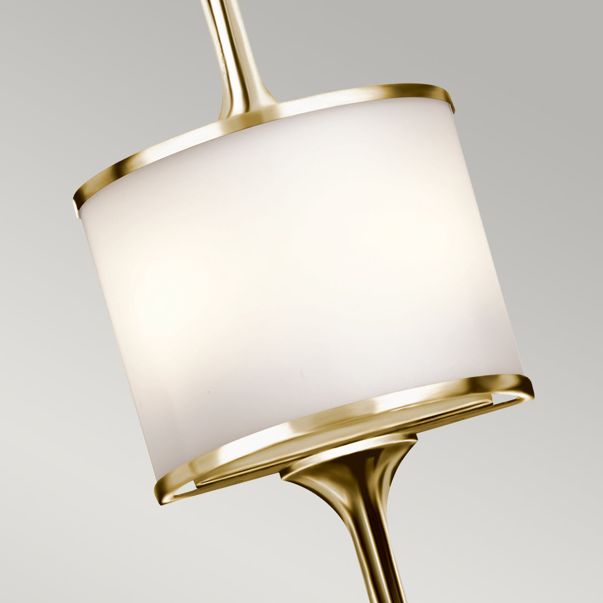 Mona 2 Light Wall Light - Polished Brass