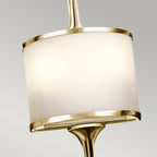 Mona 2 Light Wall Light - Polished Brass