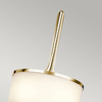 Mona 2 Light Wall Light - Polished Brass