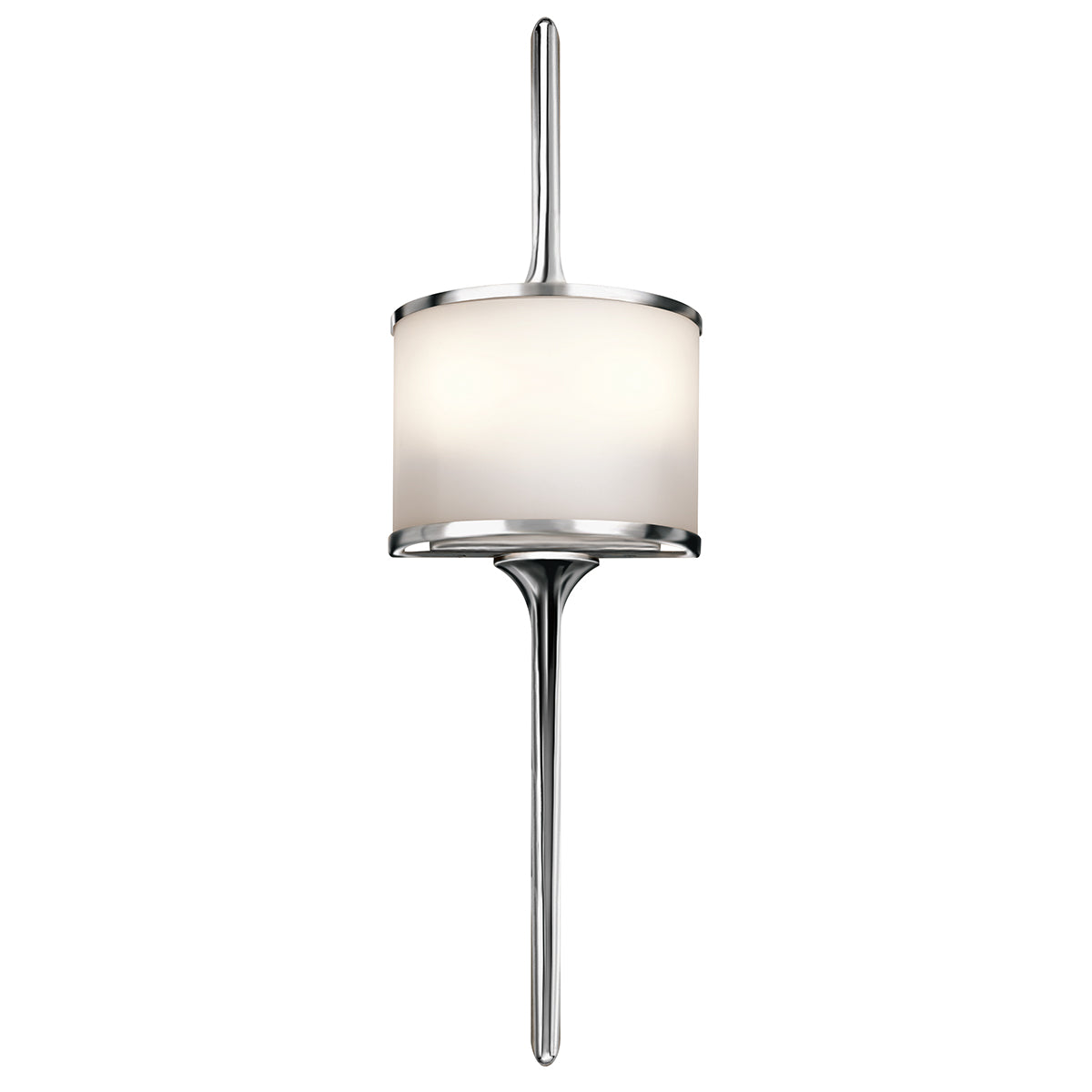 Mona 2 Light Wall Light - Polished Chrome