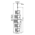 Piper 18 Light Chandelier/ Pendant