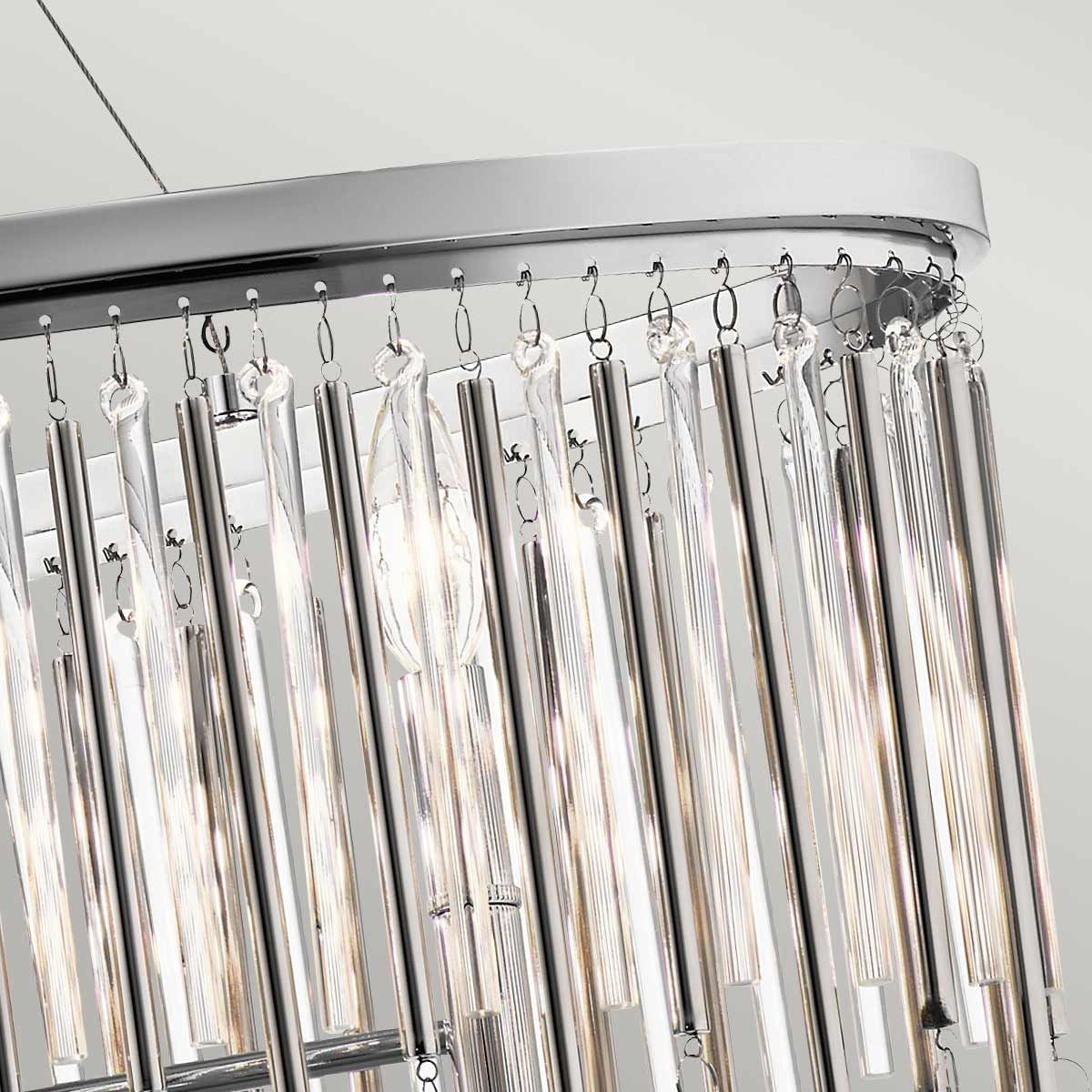 Piper 6 Light Oval Chandelier/ Pendant