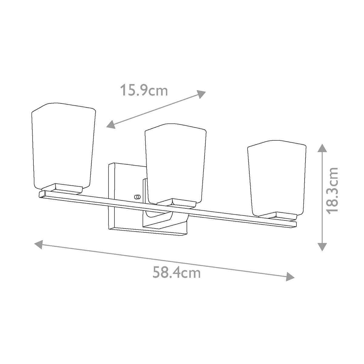 Roehm 3 Light Wall Light
