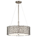 Silver Coral 3 Light Duo-Mount Pendant