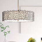 Silver Coral 4 Light Pendant