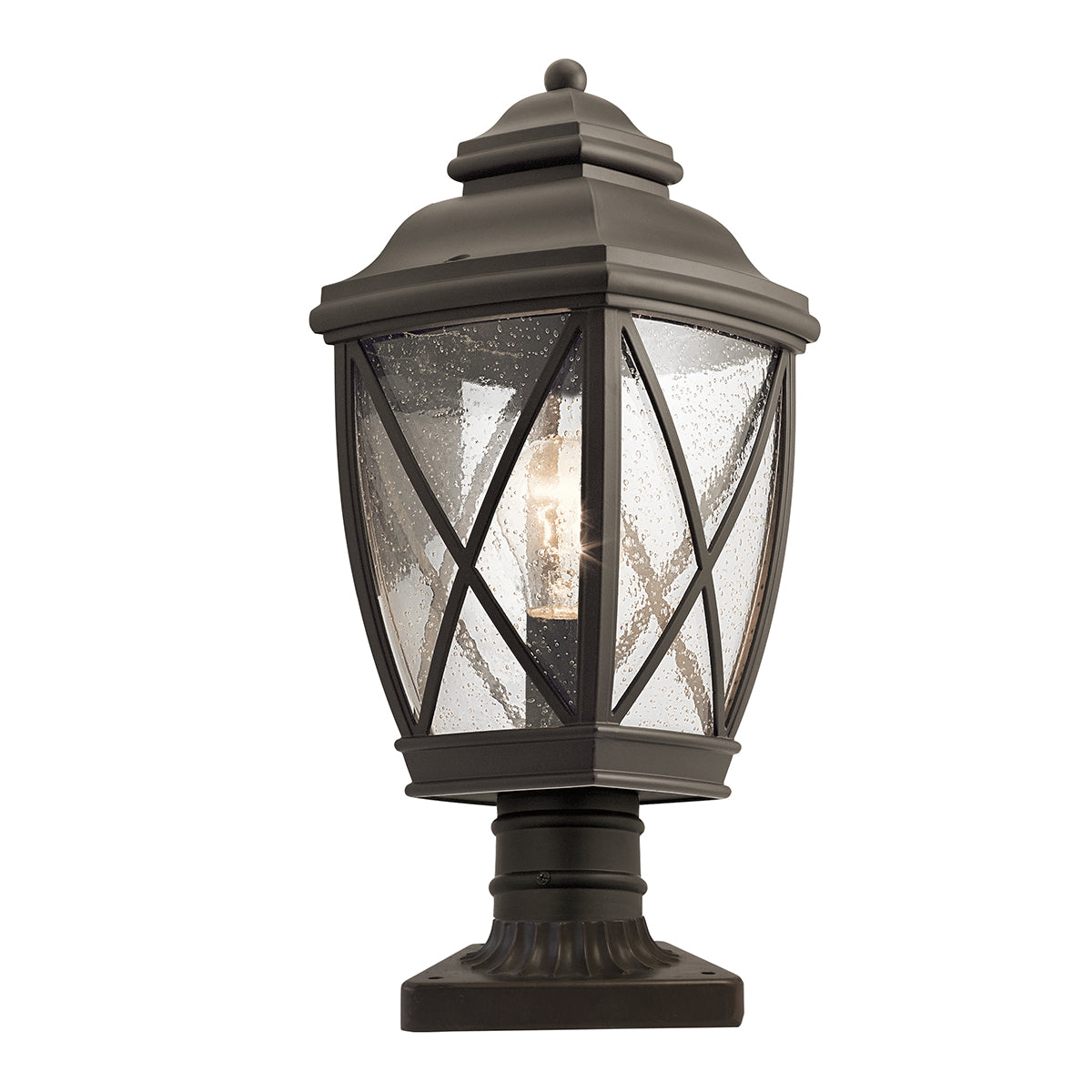 Tangier Medium 7.5" Outdoor Pedestal Lantern
