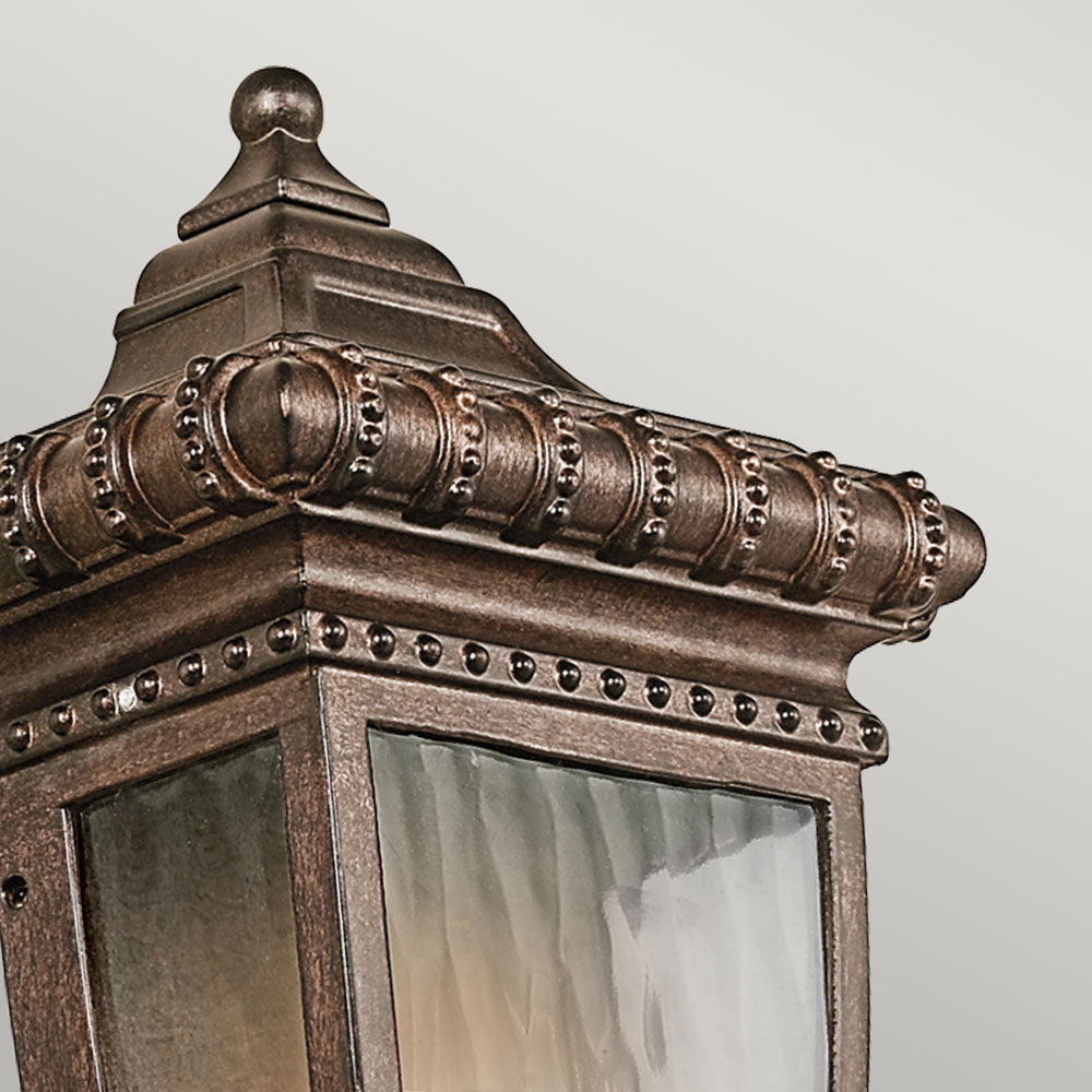 Venetian Rain 1 Light Half Wall Lantern