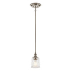 Waverly 1 Light Mini Pendant - Classic Pewter