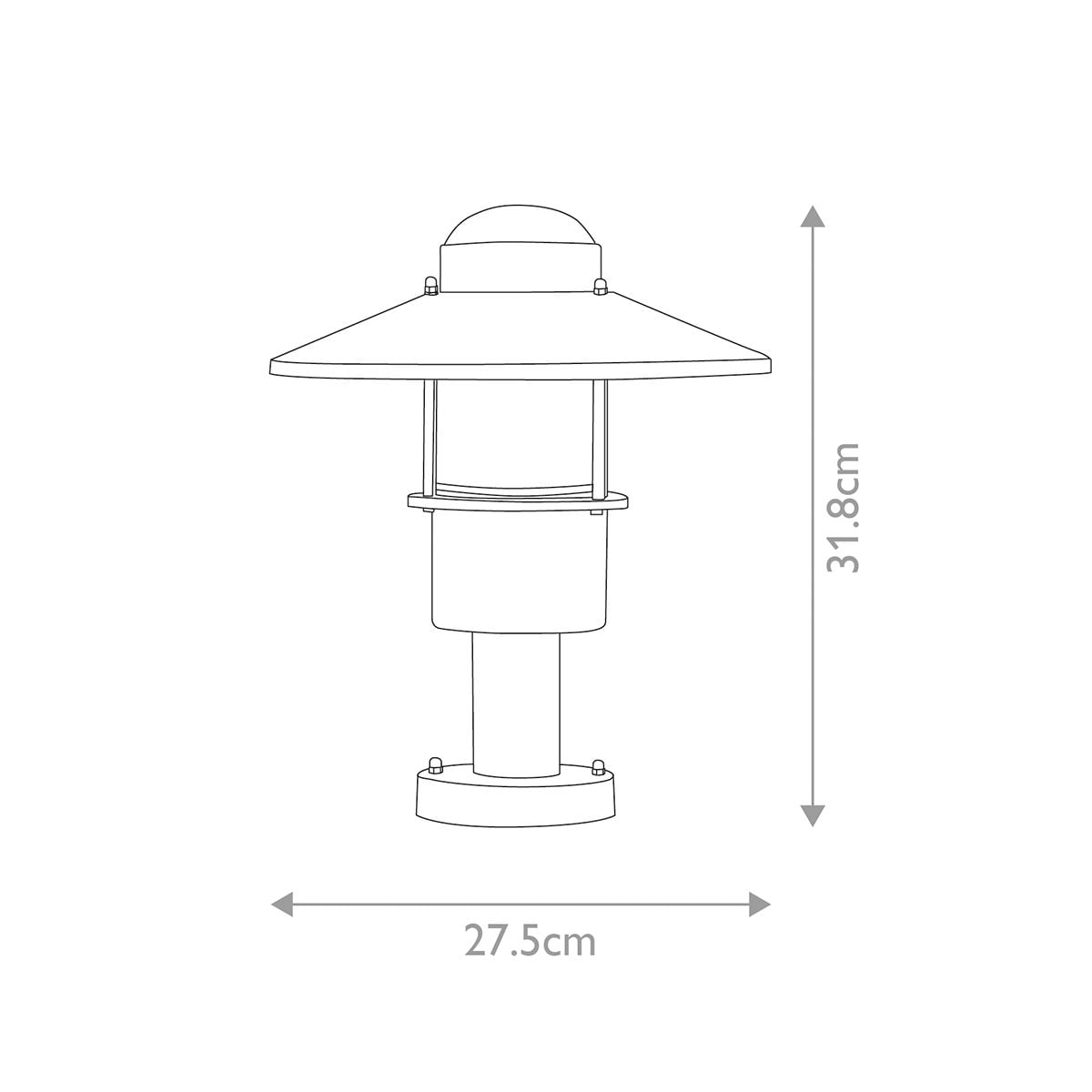 Klampenborg 1 Light Pedestal 3