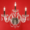 Kolin 3 Light Crystal Wall Nickel Trim