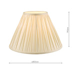Laura Ashley Fenn Silk Empire Drum Shade Ivory 30cm/12 inch