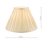 Laura Ashley Fenn Silk Empire Drum Shade Ivory 35cm/14 inch
