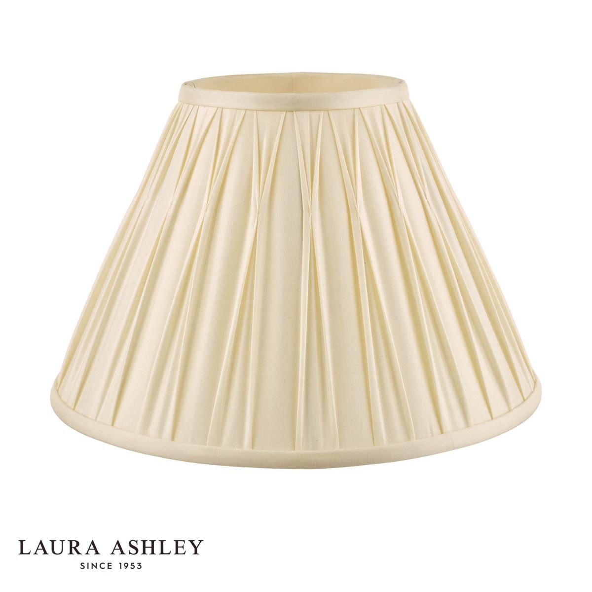 Laura Ashley Fenn Silk Empire Drum Shade Ivory 40cm/16 inch