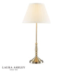 Laura Ashley Elliot Table Lamp Antique Brass With Shade