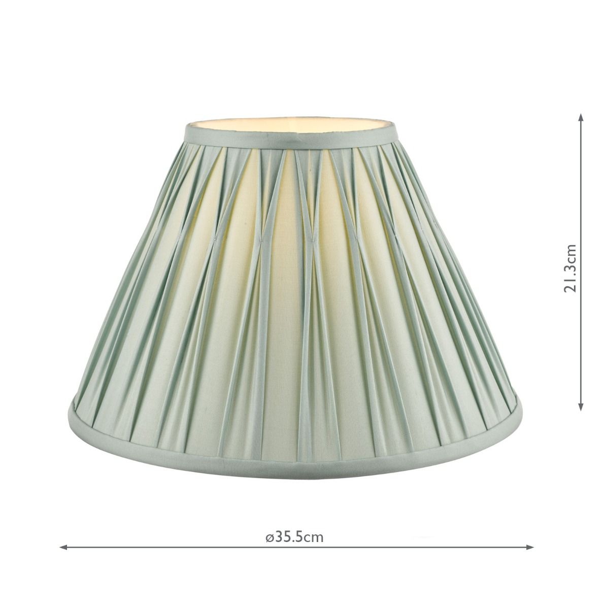 Laura Ashley Fenn Silk Empire Drum Shade Duck Egg 35cm/14 inch