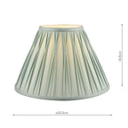 Laura Ashley Fenn Silk Empire Drum Shade Duck Egg 25cm/10 inch