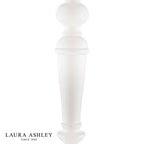 Laura Ashley Tate Wooden Table Lamp Distressed Off White Base Only