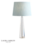 Laura Ashley Blake Medium Table Lamp Crystal Polished Chrome Base Only