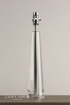 Laura Ashley Blake Medium Table Lamp Crystal Polished Chrome Base Only