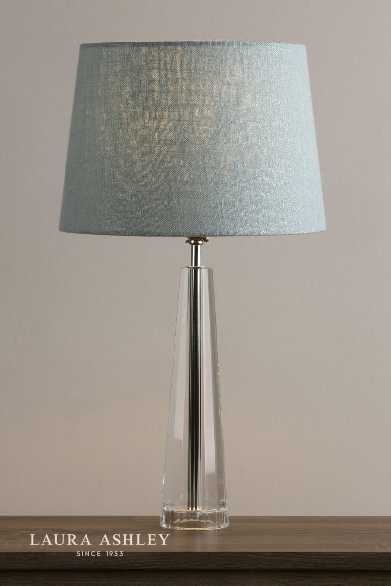Laura Ashley Blake Large Table Lamp Crystal Polished Chrome Base Only