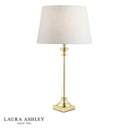 Laura Ashley Winston Table Lamp Antique Brass & Glass Base Only