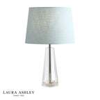 Laura Ashley Blake Small Table Lamp Crystal Polished Chrome Base Only