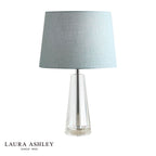 Laura Ashley Blake Small Table Lamp Crystal Polished Chrome Base Only