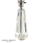 Laura Ashley Blake Small Table Lamp Crystal Polished Chrome Base Only
