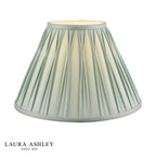 Laura Ashley Fenn Silk Empire Drum Shade Duck Egg 40cm/16 inch