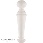 Laura Ashley Tate Wooden Floor Lamp Distressed Off White Base Only