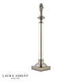 Laura Ashley Winston Table Lamp Antique Chrome & Glass Base Only